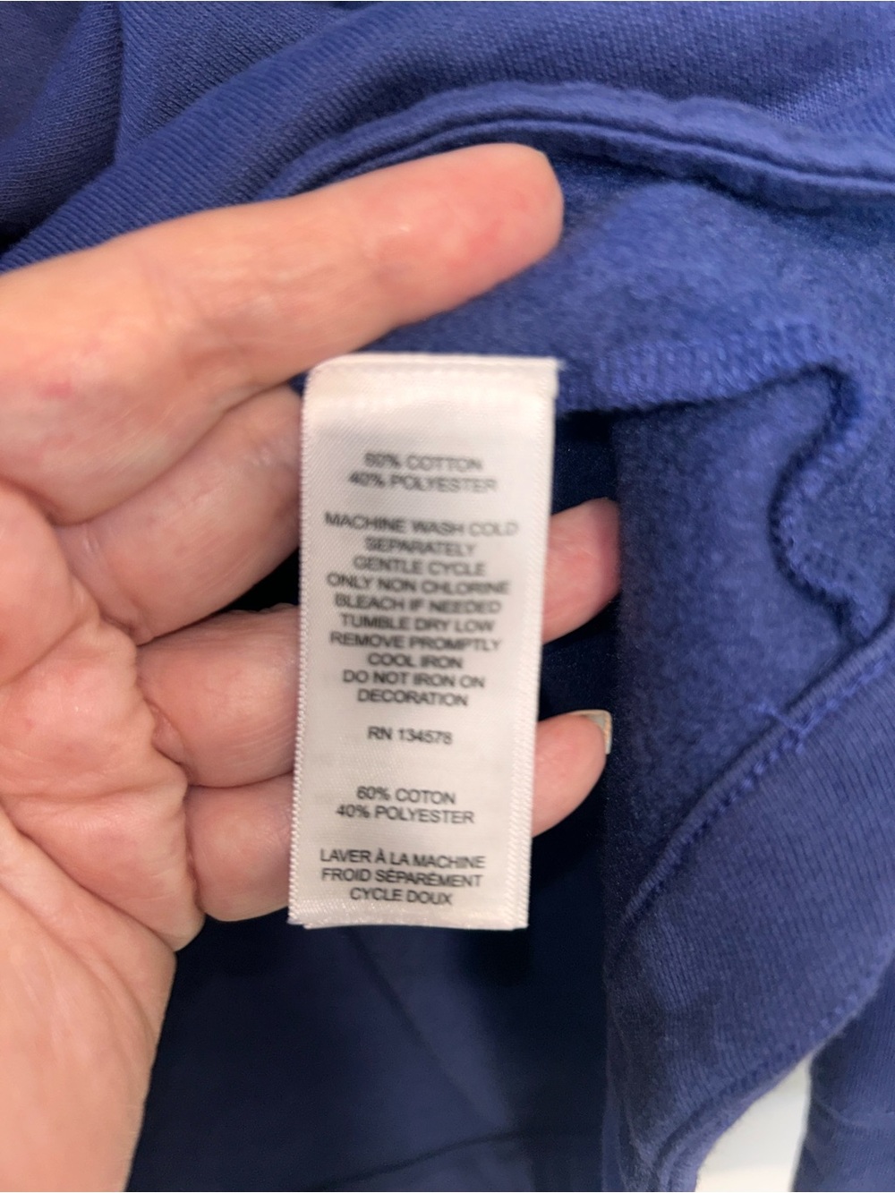 Vineyard Vines Navy and Pink Fair Isle Quarter-Zip - Picture 6 of 9